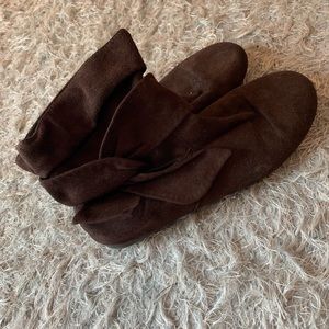 Rampage brown ankle boots